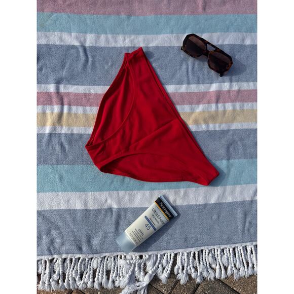 aerie Other - NWT, Women, Aerie, Bikini Bottom, Red, Sz L